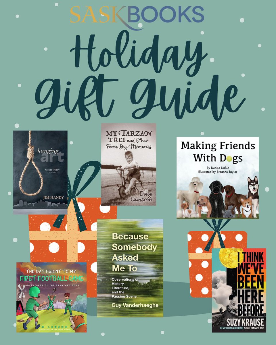 Brr! It's cold in Saskatchewan, which means if you haven't already started thinking about your holiday shopping you're already late! Fortunately we have some suggestions to make deciding what books to buy a little easier. Have a look at skbooks.com/holiday-gift-g…