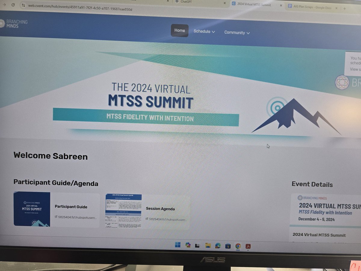 DrMutawally's tweet photo. Branching Minds Virtual MTSS Summit is the place to be. #mtsssummit https://t.co/e9tA1wa1JZ