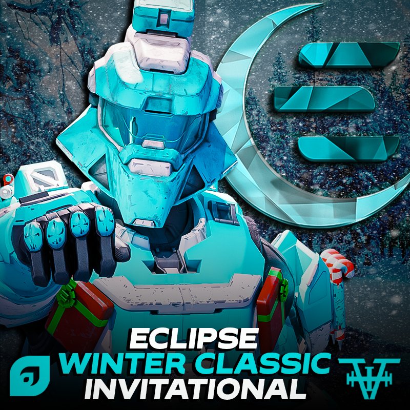 Eclipse_HCS's tweet photo. ❄️Winter Classic AM Invitational ❄️
Get ready to compete in the FIRST-EVER Eclipse : Winter Classic Invitational! 🎮
⏭️We're inviting teams to sign up and battle for the ultimate prize in this bracket-style league tournament.
🏆 Prizes 🏆
-HCS Major Player Passes (for the winning team)
-Custom LAN Jerseys
-Exclusive Merch for 2nd place
✍️Sign Up Here: https://t.co/a4H9ApEVYY
#HCS #Halo #HaloInfinite #HaloOffSeason
