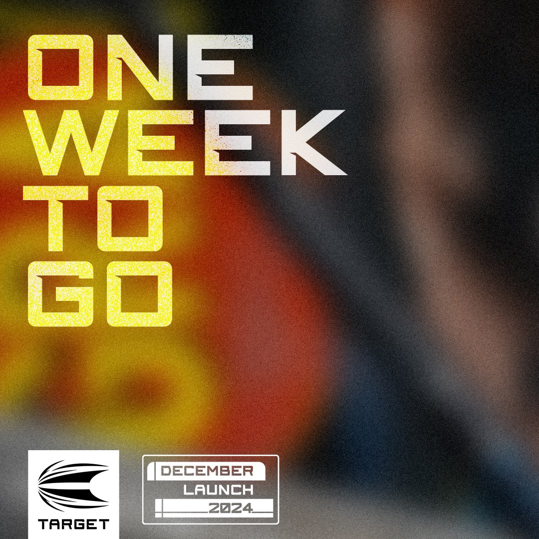 JeffreydeGraaf's tweet photo. 𝗢𝗡𝗘 𝗪𝗘𝗘𝗞 𝗧𝗢 𝗚𝗢 🚨
👀 @TargetDarts
#TEAMTARGET #TargetLaunch https://t.co/78fB51kzhb