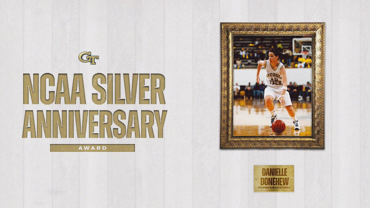 𝒩𝒞𝒜𝒜 𝒮𝐼𝐿𝒱𝐸𝑅 𝒜𝒩𝒩𝐼𝒱𝐸𝑅𝒮𝒜𝑅𝒴 𝒜𝒲𝒜𝑅𝒟

Congratulations to <a href="/DanielleDonehew/">Danielle Donehew</a> for being named a recipient of the prestigious <a href="/NCAA/">NCAA</a> Silver Anniversary Award.

🔗: buzz.gt/25NCAASilver

#StingEm