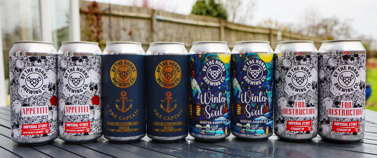 Picked up these beauties today from <a href="/ByTheHornsBrew/">By The Horns Brewing Co.</a> 🍺👍