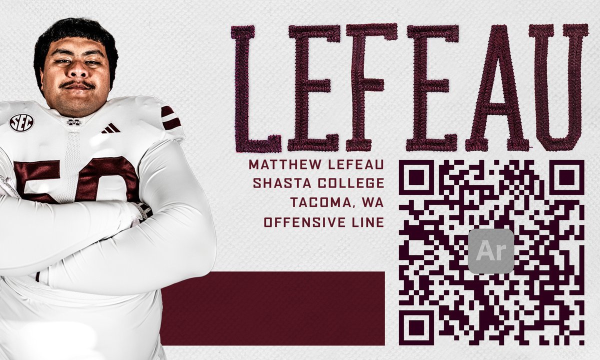 Mississippi State Football (@hailstatefb) on Twitter photo ๐๐ง๐ค๐ข ๐ฉ๐๐ ๐๐๐จ๐ฉ ๐พ๐ค๐๐จ๐ฉ ๐ฉ๐ค ๐ฉ๐๐ ๐๐๐พ, ๐ฌ๐๐ก๐๐ค๐ข๐ ๐๐ค๐ข๐, <a href="/MatthewLefeau/">Matthew Lefeau</a>!
#SHOWTIME | #HailState ๐๐ง๐ค๐ข ๐ฉ๐๐ ๐๐๐จ๐ฉ ๐พ๐ค๐๐จ๐ฉ ๐ฉ๐ค ๐ฉ๐๐ ๐๐๐พ, ๐ฌ๐๐ก๐๐ค๐ข๐ ๐๐ค๐ข๐, <a href="/MatthewLefeau/">Matthew Lefeau</a>!
#SHOWTIME | #HailState