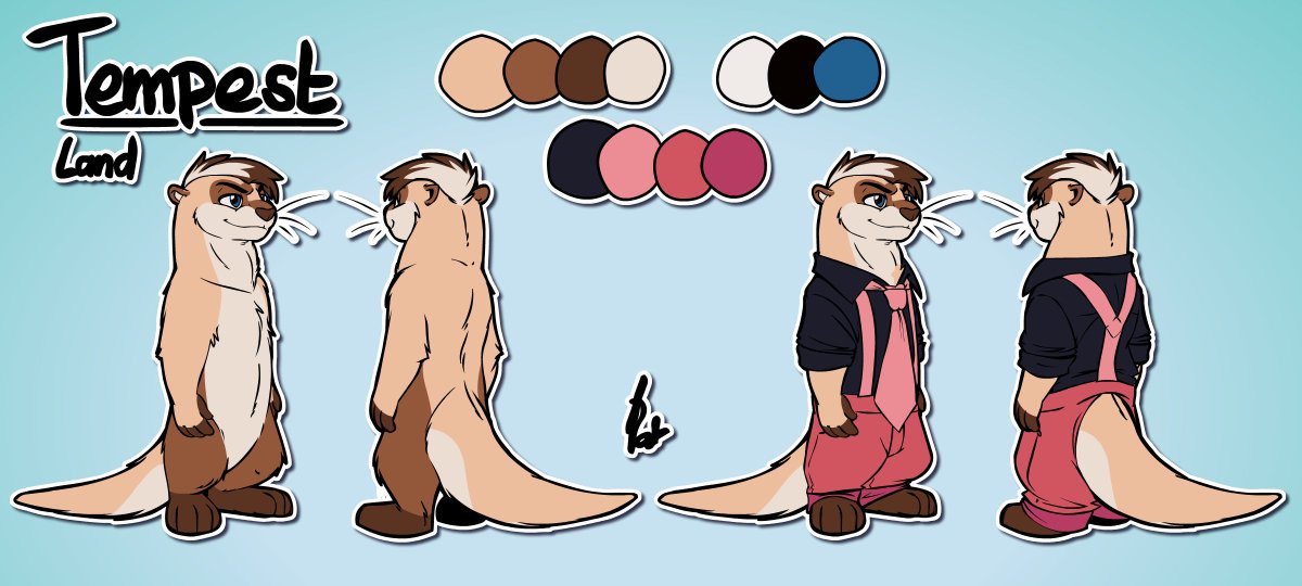 New refsheet for <a href="/stitchupsuits/">Stitch Up Fursuits</a> 
Comes in land flavour now
