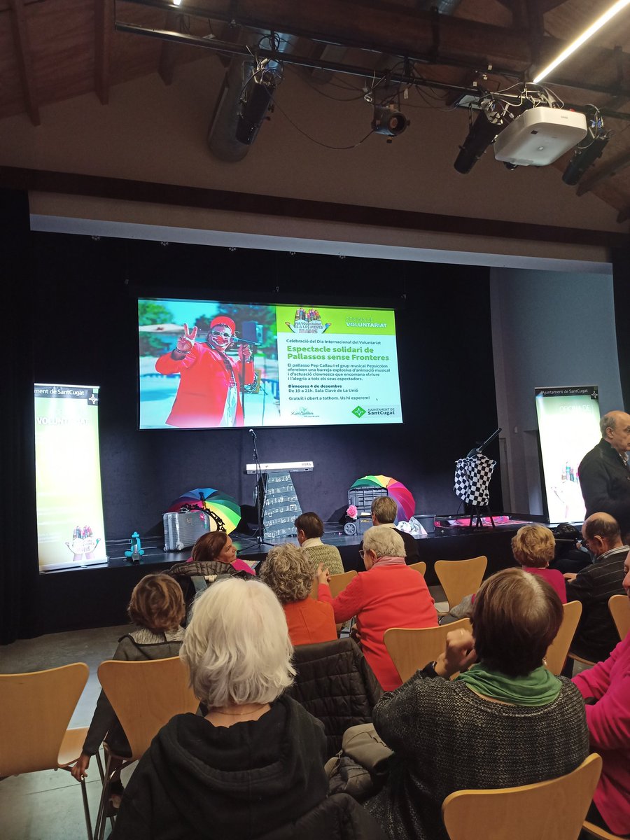 tot a punt per començar la Celebració del Dia Internacional del #voluntariat