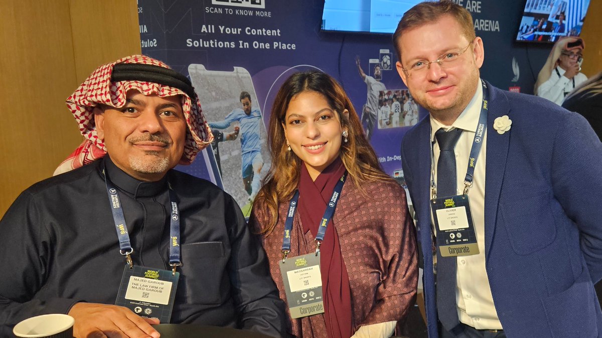 LTTsports's tweet image. Our LTT Sports team from Jeddah 🇸🇦 &amp;amp; Geneva 🇨🇭had the pleasure to spend time with Majed #Garoub founder &amp;amp; Head of for Law &amp;amp; Legal Consultation. Exciting discussions on legal insights shaping the future of sports in the Kingdom! ⚖️⚽ #SportsLaw #LTTSports