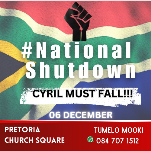 Let us March to the Union Buildings on 06 December 2024. Time: 10:00

#Resign #UnionBuildings #SouthAfricans #Nigerians