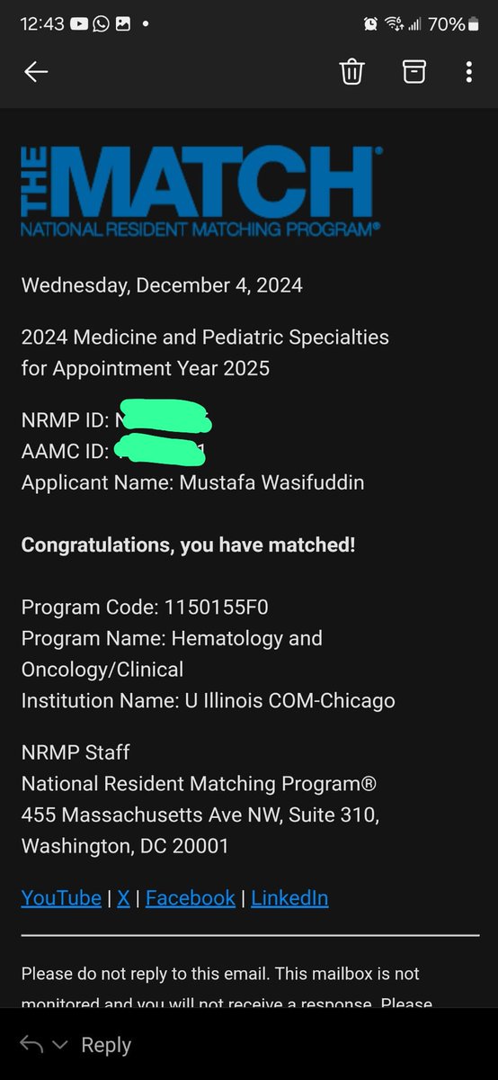 Mustafa Wasifuddin (@teeshake) on Twitter photo A little bit of persistence, hardwork and luck. A whole lot of support from family, friends and colleagues. <a href="/OBHBrookdaleIM/">Brookdale University Hospital IM Residency Program</a> <a href="/SeeFisch/">Conrad Fischer</a>
Now I've ended up at my dream fellowship program. I'm finally gonna be an oncologist!! I'm honored <a href="/UIC_HO_Fellows/">UIC Heme Onc Fellowship</a> <a href="/DrKarineTawagi/">Karine Tawagi MD</a> A little bit of persistence, hardwork and luck. A whole lot of support from family, friends and colleagues. <a href="/OBHBrookdaleIM/">Brookdale University Hospital IM Residency Program</a> <a href="/SeeFisch/">Conrad Fischer</a>
Now I've ended up at my dream fellowship program. I'm finally gonna be an oncologist!! I'm honored <a href="/UIC_HO_Fellows/">UIC Heme Onc Fellowship</a> <a href="/DrKarineTawagi/">Karine Tawagi MD</a>