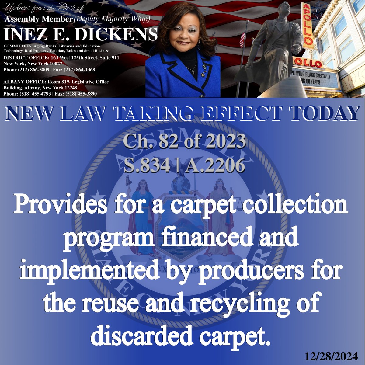 iedickens70's tweet photo. HARLEM-

This law has went into effect today here in New York State. -Please take heed. https://t.co/2a4glq1LN9