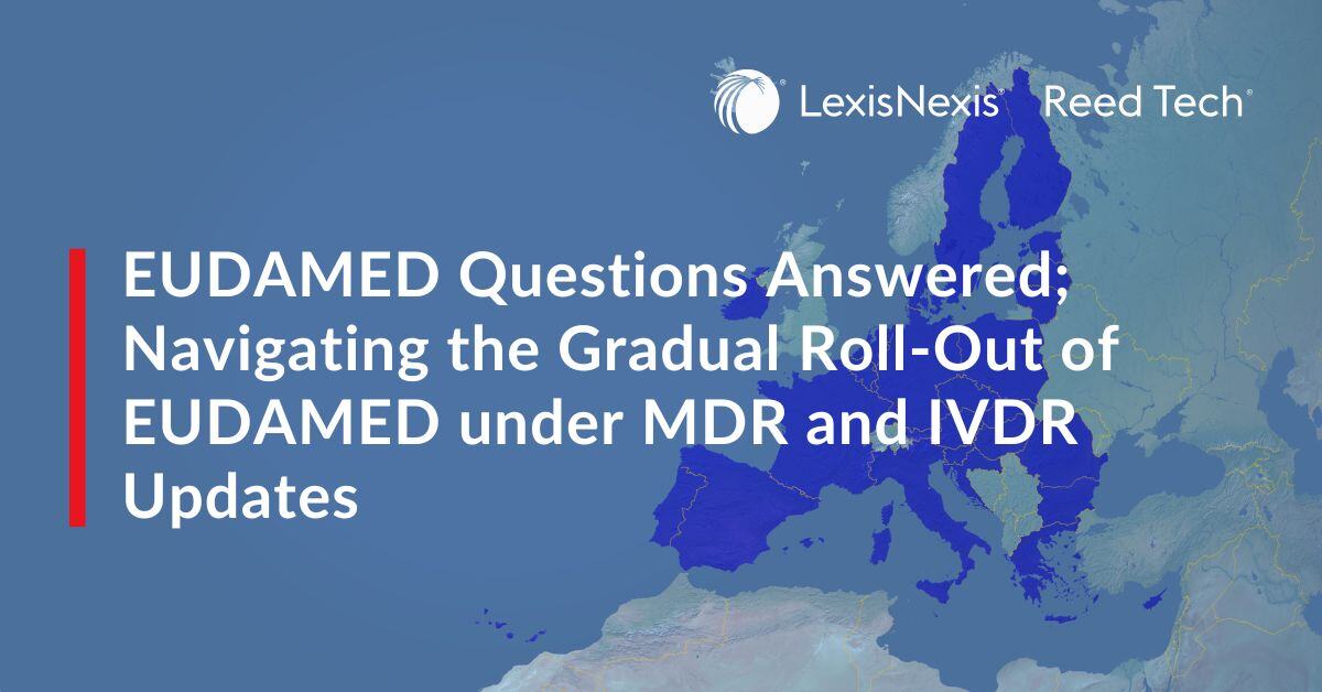 ReedTechLifeSci's tweet image. Last week, the European Commission released a Q&amp;amp;A on practical aspects related to implementing the gradual roll-out of EUDAMED. In this new blog, we will cover highlights from the document and recommendations for the next steps hubs.ly/Q02-pvHh0