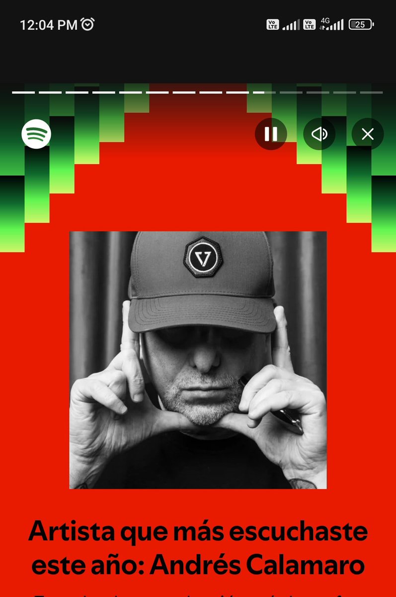 Casi no ocupo Spotify pero mi top artista siempre es <a href="/calamarooficial/">Andres Calamaro</a> <a href="/Galimbe64457296/">Ezra Pound</a>