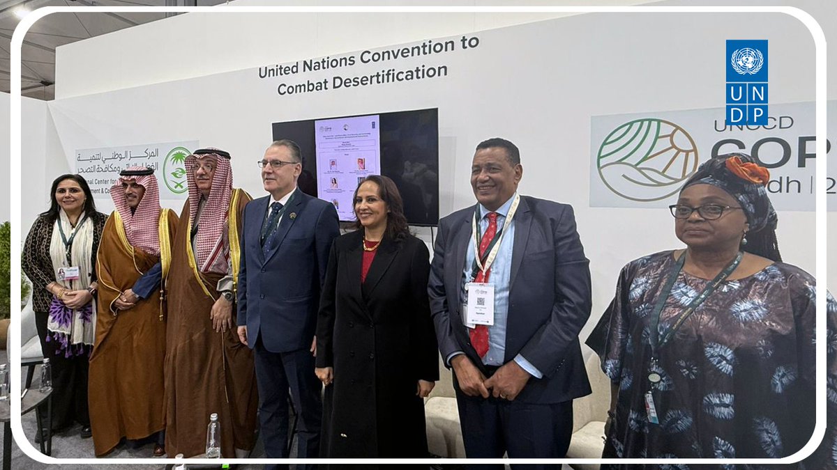 UNDP Saudi Arabia (@undpsaudiarabia) on Twitter photo 🌎 On the sidelines of @cop16riyadh & on #landday <a href="/UNDP/">UN Development</a> held a session jointly with <a href="/KSRelief/">مركز الملك سلمان للإغاثة</a> with the dynamic moderation of @raniaahmedsh of @UNMigration. 🙏 to our distinguished speakers from <a href="/SaudiFund_Dev/">الصندوق السعودي للتنمية</a> @BADEAbank and <a href="/GEF_SGP/">Small Grants Programme</a>. “Holistic interventions with durable impacts 🌎 On the sidelines of @cop16riyadh & on #landday <a href="/UNDP/">UN Development</a> held a session jointly with <a href="/KSRelief/">مركز الملك سلمان للإغاثة</a> with the dynamic moderation of @raniaahmedsh of @UNMigration. 🙏 to our distinguished speakers from <a href="/SaudiFund_Dev/">الصندوق السعودي للتنمية</a> @BADEAbank and <a href="/GEF_SGP/">Small Grants Programme</a>. “Holistic interventions with durable impacts