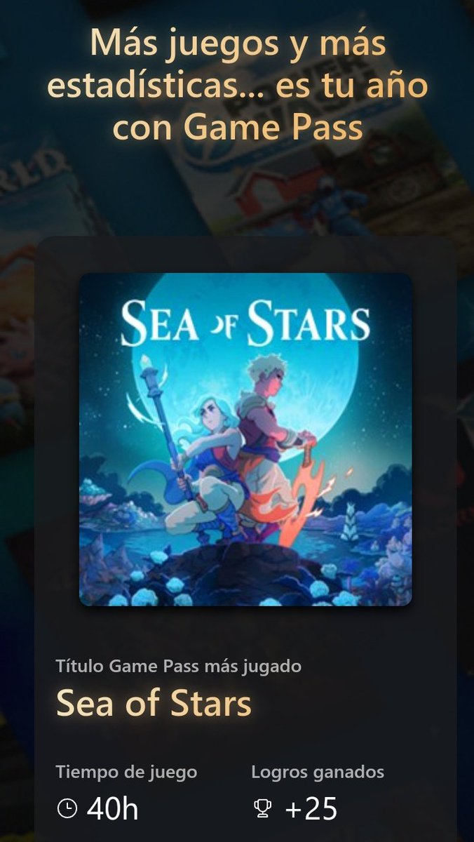 kapel_games's tweet photo. RESUMEN ANUAL 2024 EN XBOX
• Logro: Noctámbulo 😬
• Juegos con más horas jugadas:
🥇NieR Automata
🥈Alan Wake 2
🥉NieR Replicant
Otros favoritos: Sea of Stars, AC Valhalla, Starfield...
• Juego de Xbox Game Pass con más horas jugadas:
🥇Sea of Stars
#OrgulloGamer 🥹 https://t.co/BzXQoVWovW