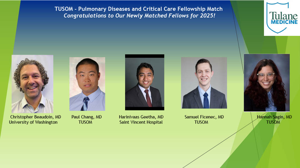 Congratulations to our 2025 Pulmonary/CCM Incoming Fellows!! 
Happy MATCH!! 😃🎇🎆