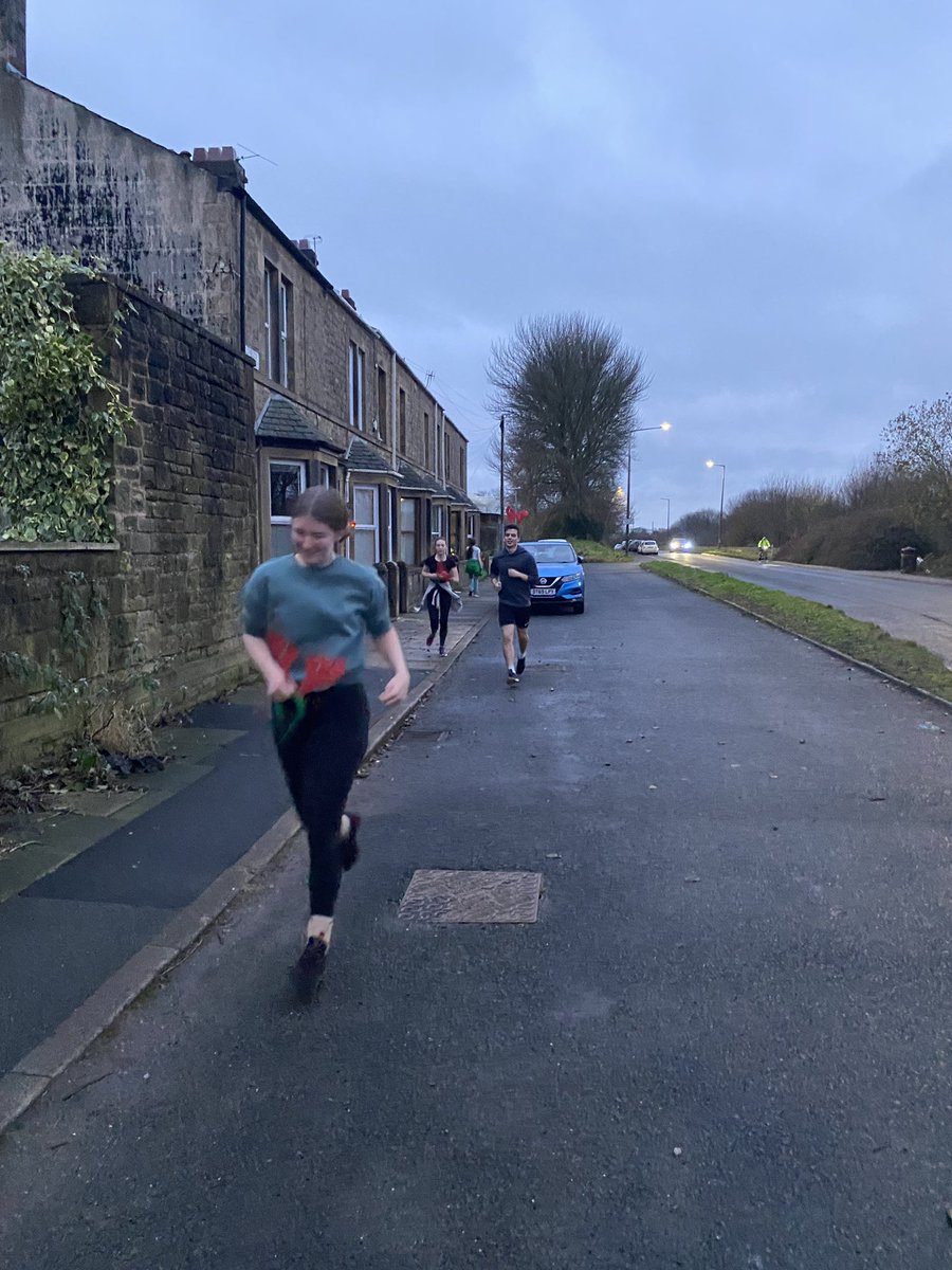 Reindeer Run with our sixth formers for <a href="/SJHospice/">St John's Hospice</a> #AspireAchieveServe