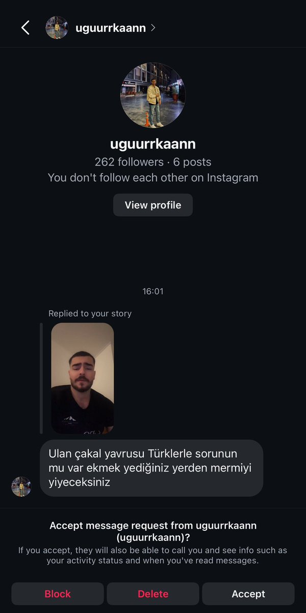 iamramanzada's tweet photo. This Turkish individual has threatened to shoot me simply because I have exposed their deep-seated racism to the world. Threats like these are nothing new to me; I receive them daily, not only from Turks but also from Jihadi Arabs and Iranians who back the oppressive Islamic regime in Iran.

In his message, this person stated:

“Hey you little jackal, do you have a problem with the Turks? You’ll eat bullets from the place where you eat bread.”

This reflects their culture and values—violence, intimidation, and hostility toward freedom of speech and expression.

These are the members of NATO.
These are the allies of the USA.
It is truly disgraceful.