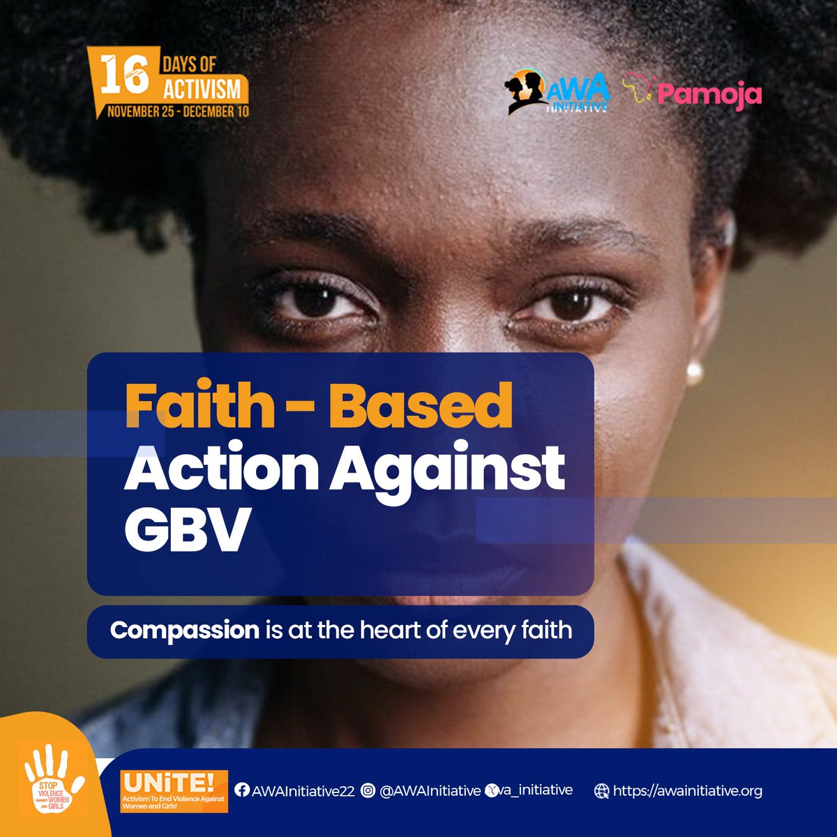 AWAInitiative's tweet photo. Acting with mercy and care fosters dignity and safety for all. Together, we can challenge violence and create sanctuaries for those in need.

#awainitiative 
#16DaysOfActivism 
#TobeAsewo
#IfNaYouWetinYouGoDo
#EndPreventableDeath
#CompassionOverJudgement
#HealthcareAccess
#Ajose https://t.co/ZzYLM3U4iL