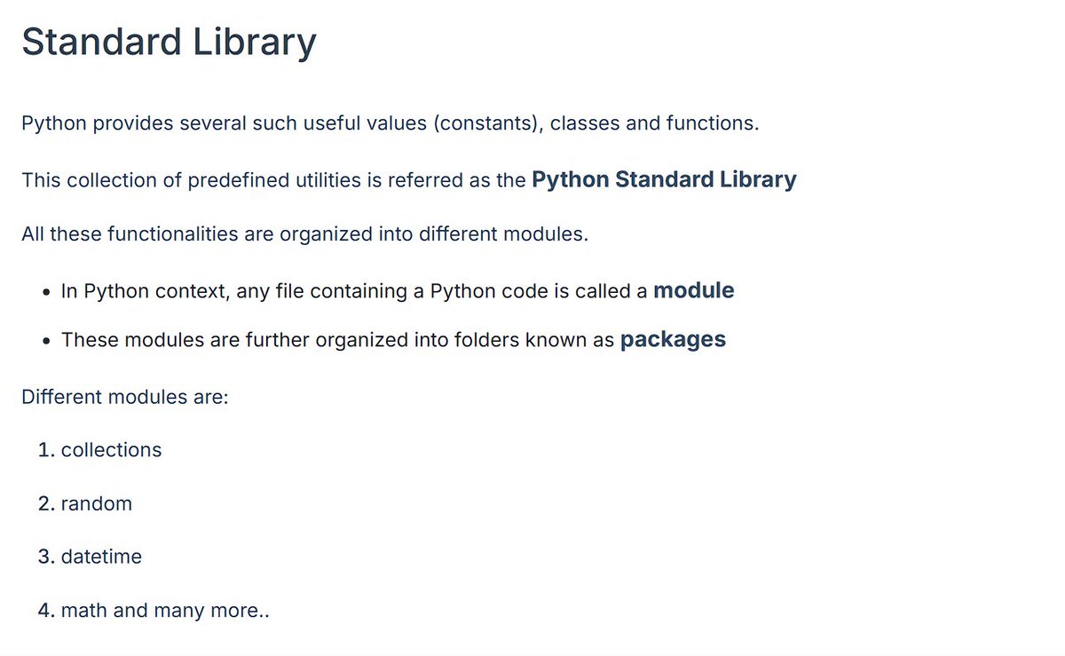TheKaranGholap's tweet photo. #Day114 of #120DaysOfCode 🐍💡

Explored the Python Standard Library today!

Key modules I learned:
- math: Advanced calculations.
- random: Generate randomness.

Python is limitless! 🚀✨
#100DaysOfCode #Python #StandardLibrary #CodingChallenge https://t.co/FpvOqaw8x9