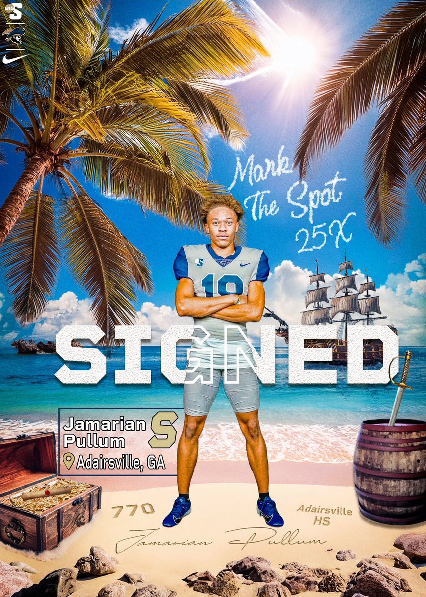 #𝐌𝐚𝐫𝐤𝐓𝐡𝐞𝐒𝐩𝐨𝐭𝟐𝟓𝐗

Played on both sides of the ball his senior year being a 𝐃𝐈𝐅𝐅𝐄𝐑𝐄𝐍𝐂𝐄 𝐌𝐀𝐊𝐄𝐑 on each  🏴‍☠️