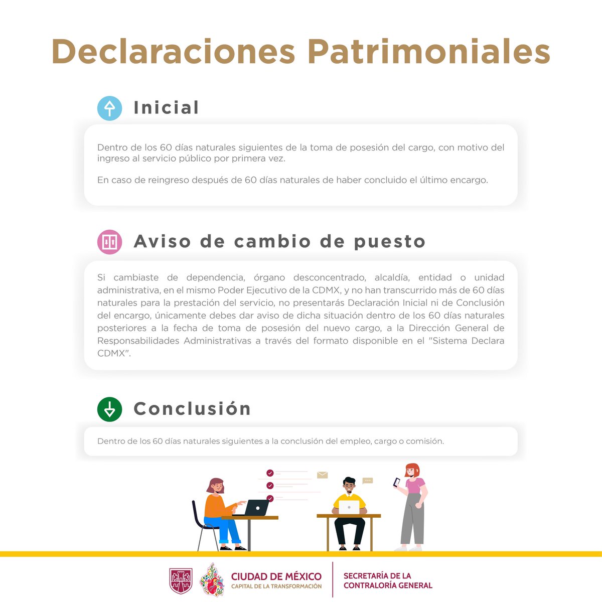#ATENCIÓN 👀 Si eres persona servidora pública, esta información es de tu interés. ✅
#DeclaraciónPatrimonial