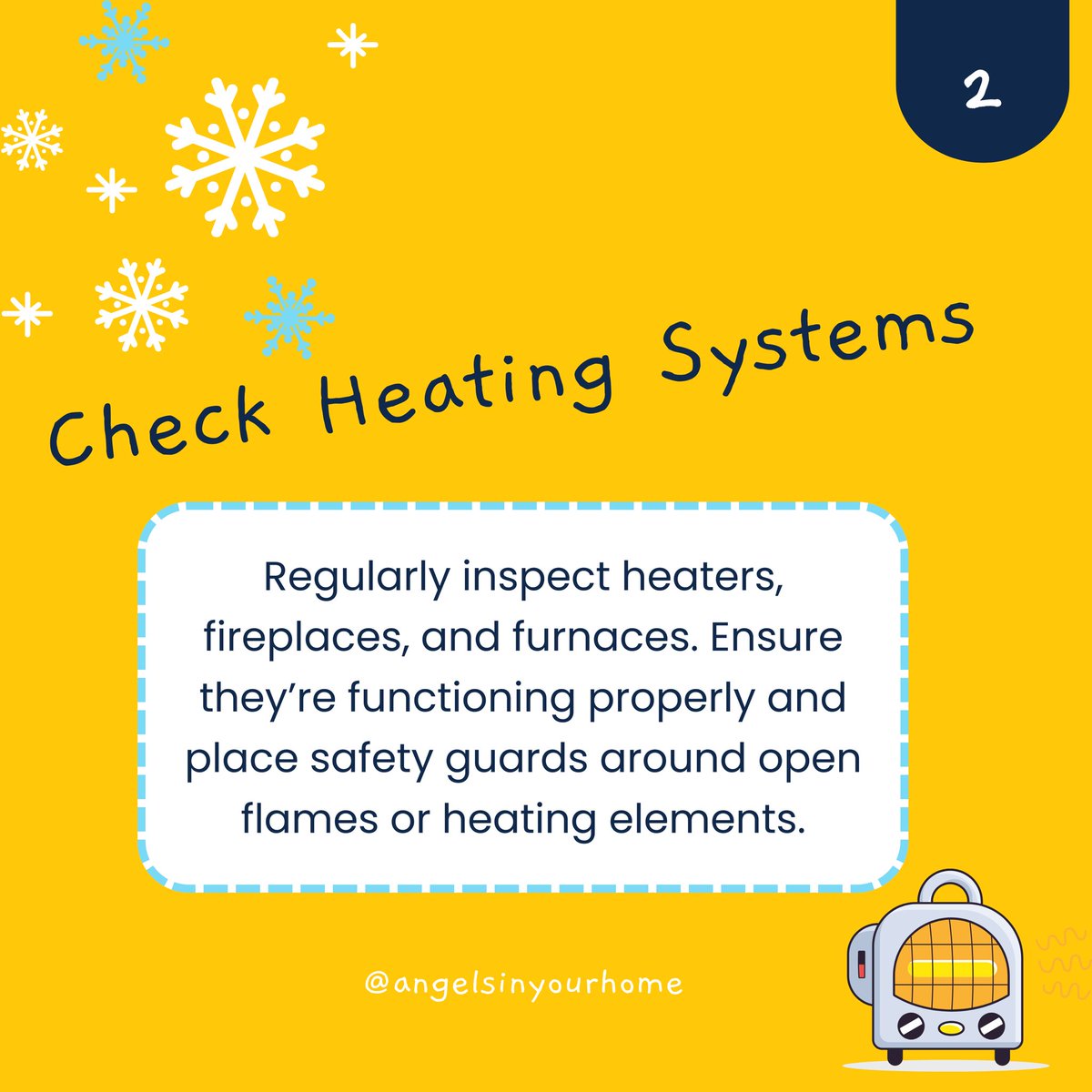 AngelsInUrHome's tweet photo. ❄️ Rochester's first snow is here—a reminder to stay safe this winter!

➡️ Swipe for winter safety tips! Let's make this season cozy and joyful together. ✨ #rochesterwinter #wintercare #homecareservices #rochesterny https://t.co/G8YEb6eHav