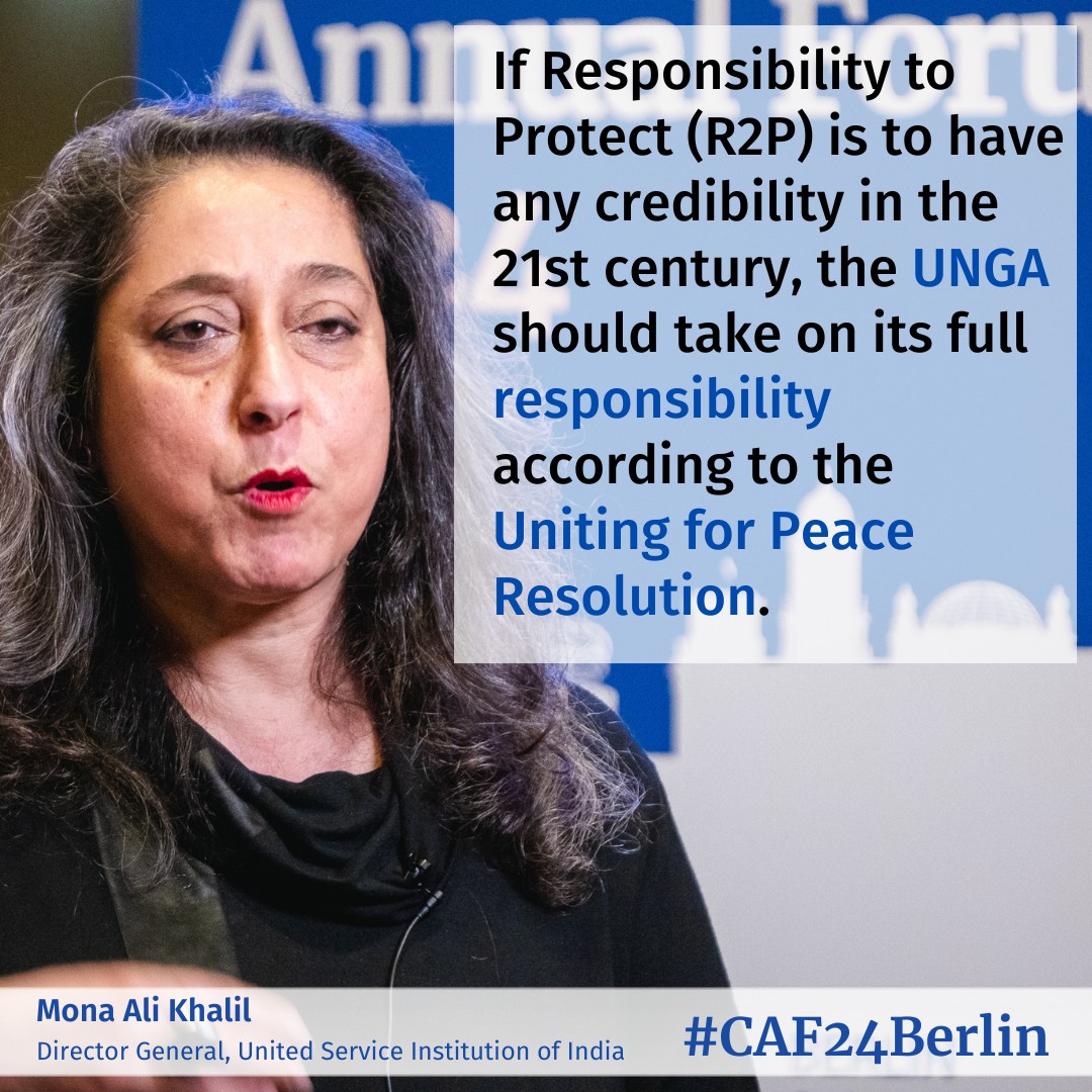 Thank you for another insightful day at #CAF24Berlin <a href="/ChallengesForum/">Challenges Forum</a>! 
One of today's take-aways...
▶️The General Assembly and member states have but some powerful means to shape not only mandates but as well to decide on a greater variety conflict resolution tools!