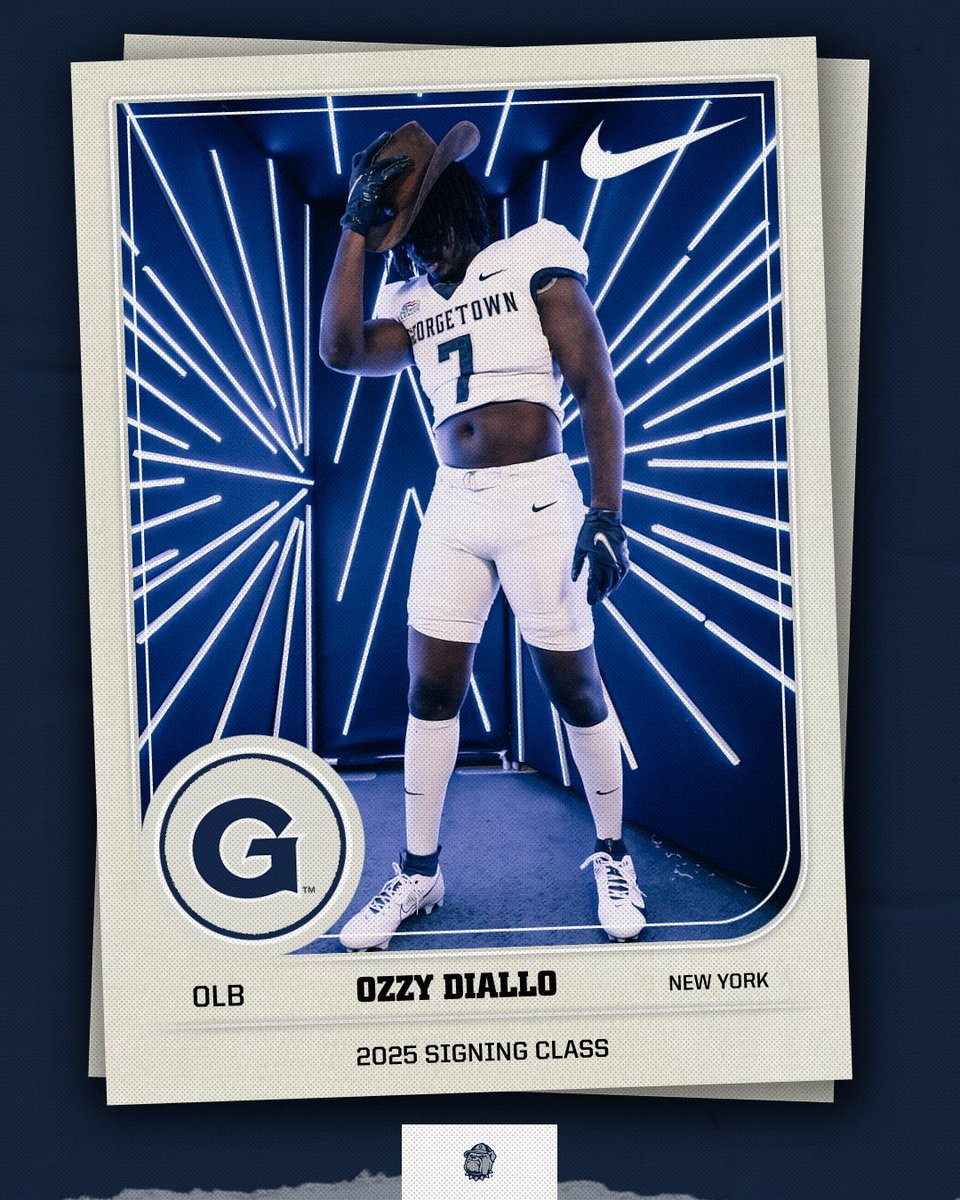 Officially home on The Hilltop 🐶 🦴 

𝗦𝗜𝗚𝗡𝗘𝗗 → @OzzyDiallo
🏠 Yonkers, NY
🏫 The Taft School (CT)
🏈 ATH

A defensive nightmare who will make us better wherever he lines up! Welcome to The Hilltop, Ozzy!

#NSD25 x #HOYASAXA