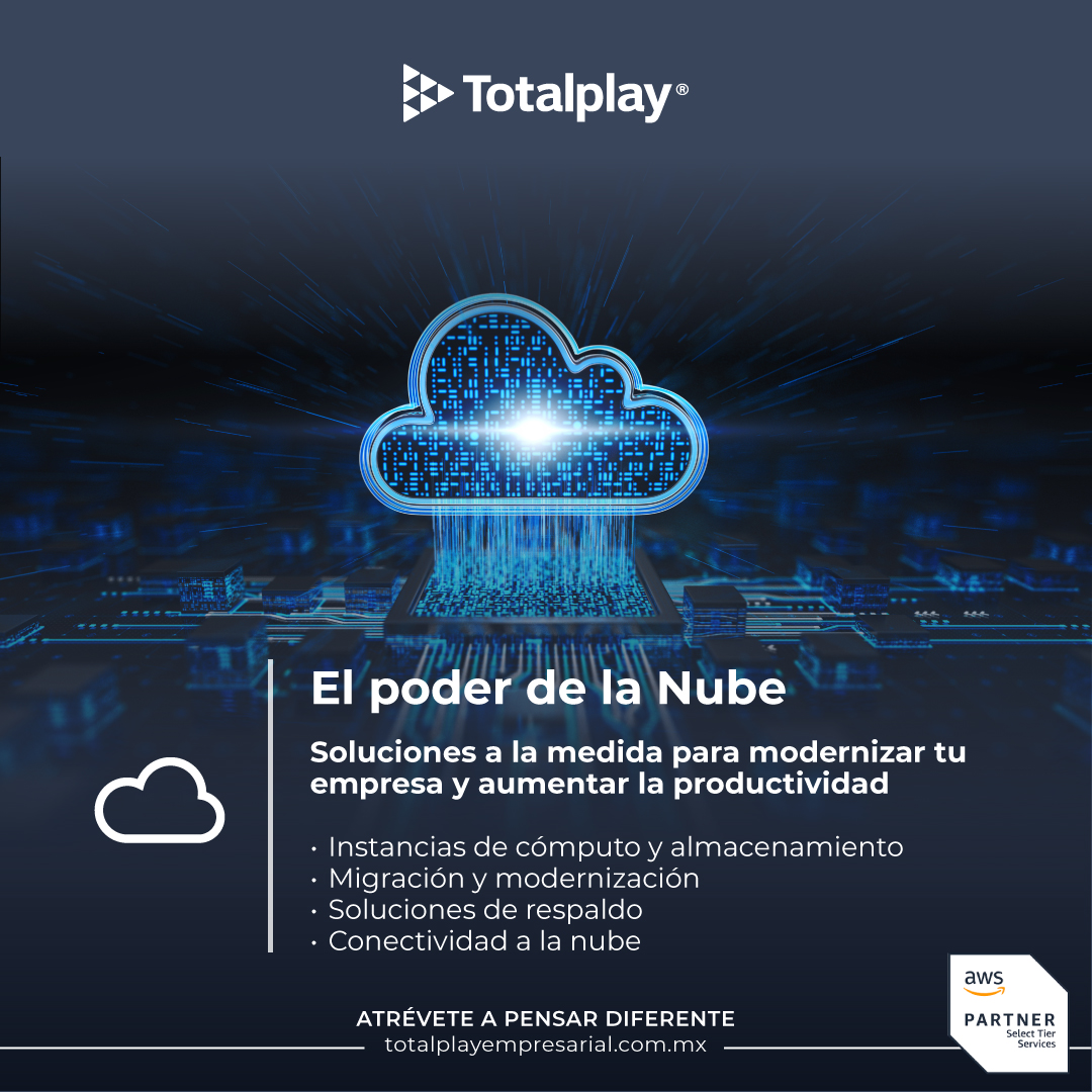 TotalplayEmp's tweet image. La alianza de la Unidad Empresarial y de Gobierno de Totalplay con AWS le dará a tu empresa todo el #PoderDeLaNube. ¿Ya conoces nuestro robusto portafolio de soluciones?​

Llámanos al 800 188 0002 para ser atendido por uno de nuestros expertos.