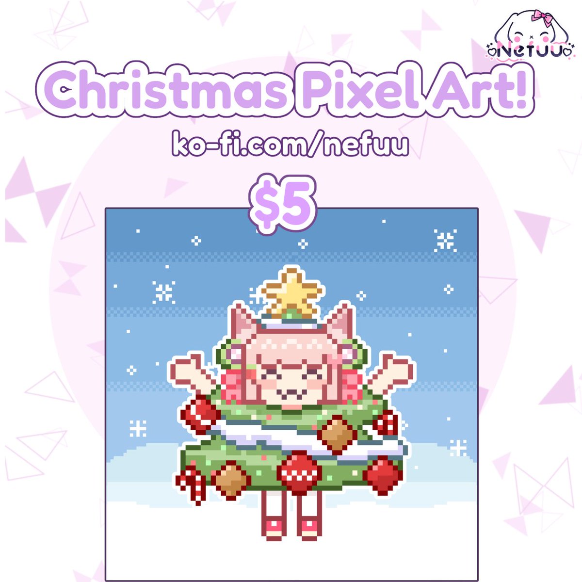 New YCH!! 🎄🎁🎀
If you're interested in becoming a Christmas tree, go to my kofi! 🗣️✨
I'll be working on these commissions for the next weeks!! ✨
🔗⬇️