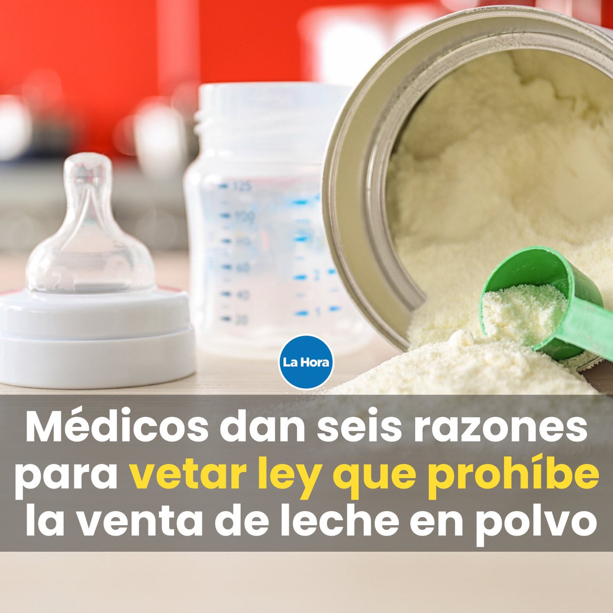 El futuro de la venta de leche en polvo 🍼 está en manos del Gobierno. 🧐 ¿Qué pasaría si el presidente Daniel Noboa decide no vetar la ley? 🩺 Médicos lo explican. 👉🏻 bit.ly/4fZynSw