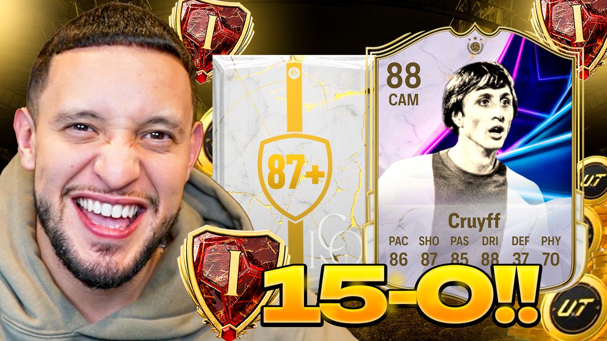 I GOT 15-0 WITH FLASHBACK CRUYFF!!! BLACK FRIDAY FUT CHAMPS REWARDS 💰

youtu.be/ezgJLmhBw-4