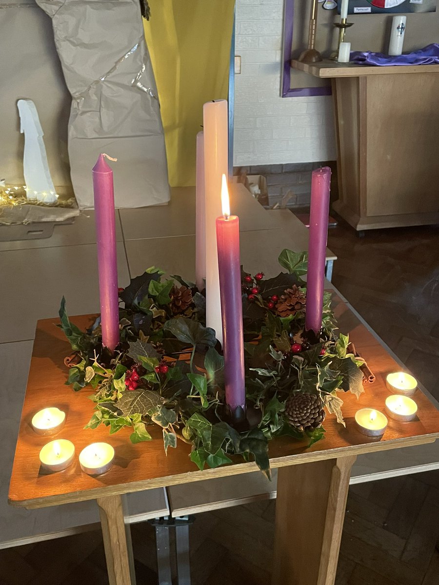 A wonderful 1st Advent liturgy this morning Jed by our Chaplains and Mini Vinnies.