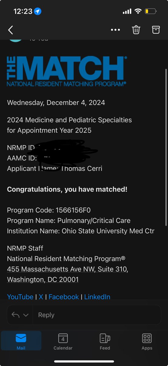 Tommy Cerri, MD MS (@tommycerrimd) on Twitter photo Stoked to match at Ohio State for pulmonary critical care medicine!!! <a href="/OSUPCCM_Fellows/">Ohio State Pulmonary Critical Care Fellowship</a> Stoked to match at Ohio State for pulmonary critical care medicine!!! <a href="/OSUPCCM_Fellows/">Ohio State Pulmonary Critical Care Fellowship</a>