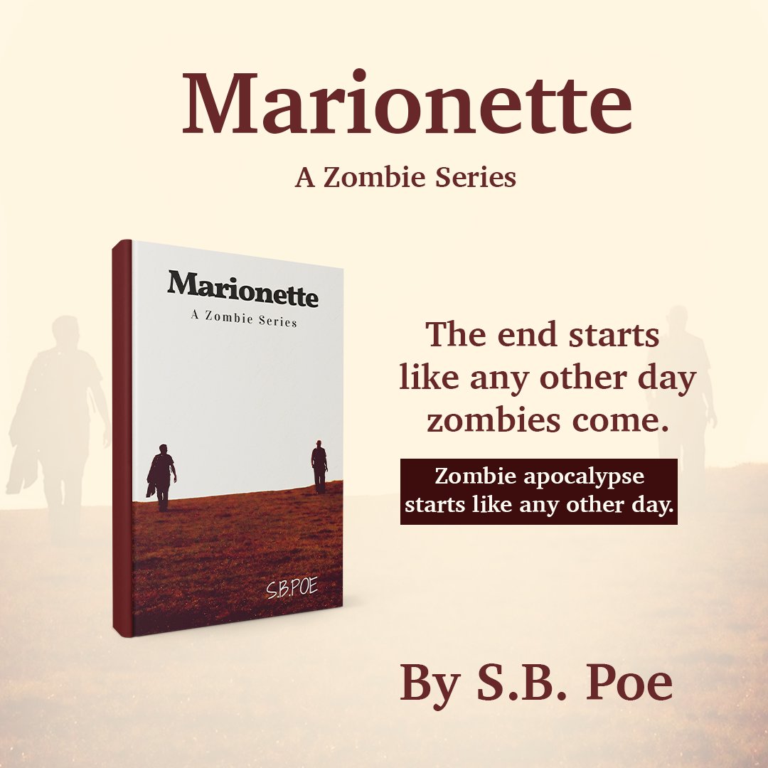 AuthorJuliaRain's tweet photo. As fall sets in, what should be a joyful season becomes a fight for survival in Marionette. Witness how families and strangers unite against a terrifying zombie outbreak. #ZombieSeries BY @SBPoeAuthor
Available on - https://t.co/Rt4TaFBERl https://t.co/HChfBjf1Cz