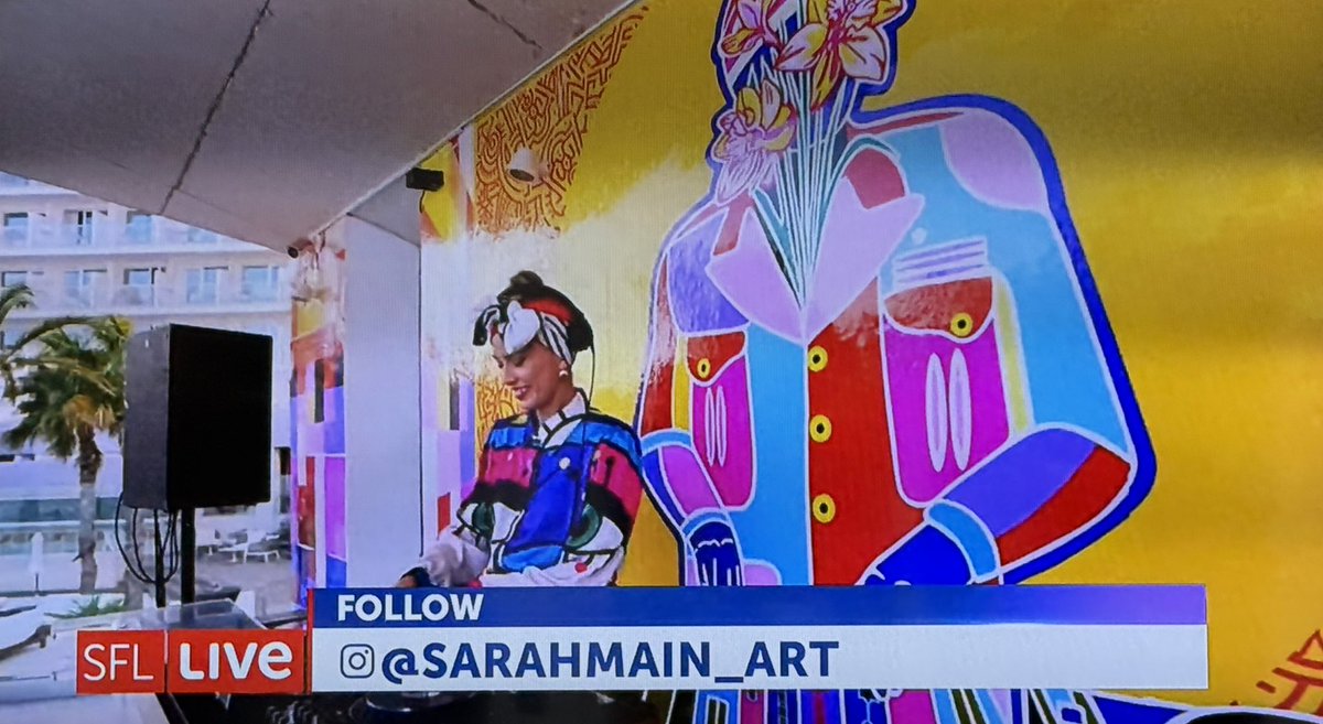 Cryptui0x's tweet photo. Sarah Main live on NBC! 🎨✨
Don’t miss her immersive art experience coming alive with @ArtiviveApp at The Gabriel, South Beach on Dec 6 🖼️

#NBCmiami @ArtBasel @nbc6 #ArtBaselMiamiBeach” https://t.co/TkXogDZxg6
