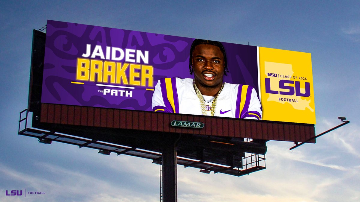 LSU Football (@lsufootball) on Twitter photo <a href="/jaidenbraker_11/">Jaiden Braker (6’4 220)</a> The billboard for <a href="/jaidenbraker_11/">Jaiden Braker (6’4 220)</a> is live in Snelville at 4900 Stone Mountain Hwy & Mankin Dr <a href="/jaidenbraker_11/">Jaiden Braker (6’4 220)</a> The billboard for <a href="/jaidenbraker_11/">Jaiden Braker (6’4 220)</a> is live in Snelville at 4900 Stone Mountain Hwy & Mankin Dr