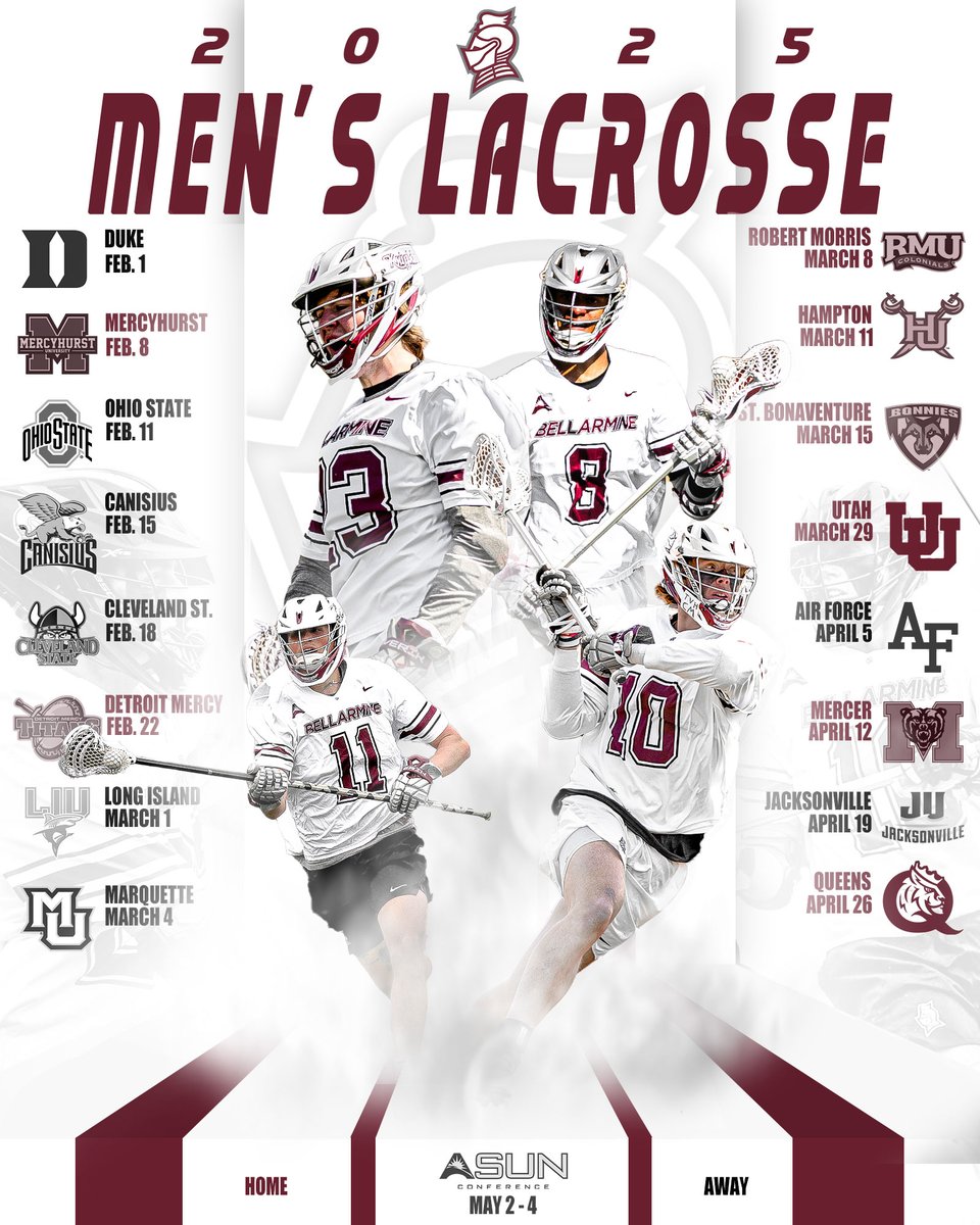 NEWS | Lacrosse announces 2025 schedule

🥍⚔️

📰 bit.ly/4fXk9la