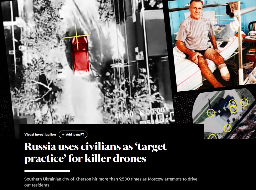 More atrocities by #Putin's #Russia in its unprovoked war on #Ukraine 

#PutinWarCriminal #RussianWarCrimes #SlavaUkraïni  

on.ft.com/4fWvORj