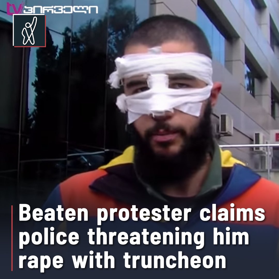 galluzzilucio's tweet image. 1/😢 #RepressionInGeorgia
&quot;Mi hanno colpito in faccia, nello stomaco, nelle gambe. Mi hanno incappucciato con il mio impermeabile in modo che non potessi vedere niente - mi tenevano le mani dietro la schiena e hanno iniziato a picchiarmi [...] Durante il pestaggio, ho perso