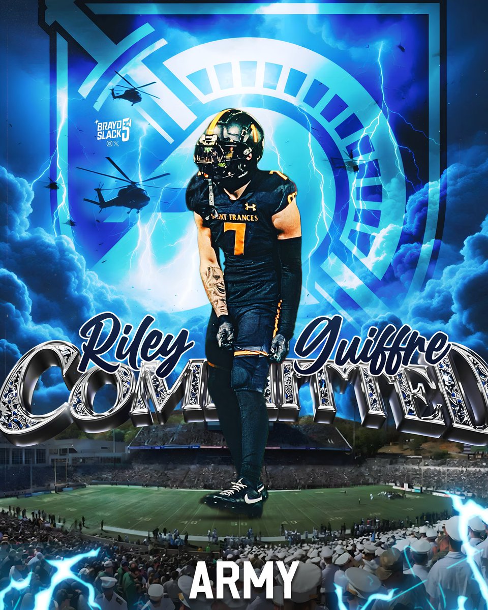 1000% COMMITTED GO Black Knights! 
#beatnavy #GoArmy 
<a href="/CoachMessay/">Messay Hailemariam</a> <a href="/ryanburbrink/">Ryan Burbrink</a> <a href="/SFAfootball_MD/">St Frances Academy Football MD</a> <a href="/CoachJdubSFA/">Justin Winters</a> <a href="/CoachCammm/">Cam Wiggins</a> <a href="/ArmyWP_Football/">Army Football</a> <a href="/CoachJeffMonken/">Jeff Monken</a> <a href="/CoachASmith3/">Aaron Smith</a> <a href="/BKKnightNation/">Black Knight Nation</a> <a href="/goblackknights/">#GoBlackKnights</a>  <a href="/Coach_Ander5on/">Coach Anderson</a> <a href="/harfair/">Harold Fairclough</a> <a href="/Coach__Al/">Albert Taylor</a> <a href="/damehova9/">Damon Simmons</a>