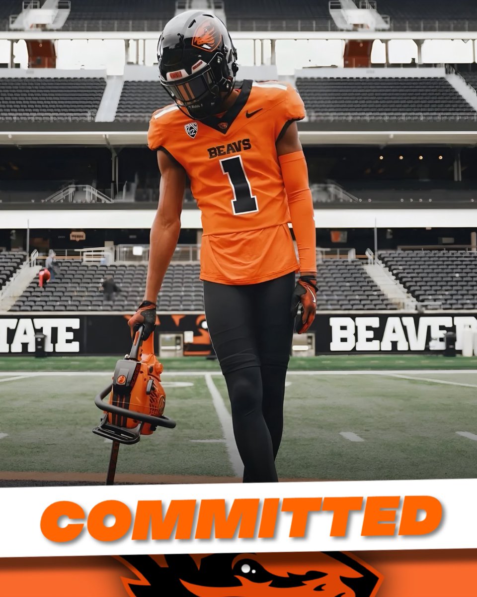 SIGNING DAY SURPRISE!! 3⭐️ CB Blake Thompson has committed and signed to Oregon State!!

The 6’2 170lb product from Richmond, TX is the 19th commit of the 2025 class and is a very nice late addition. WELCOME HOME BLAKE!! #GoBeavs #BTD