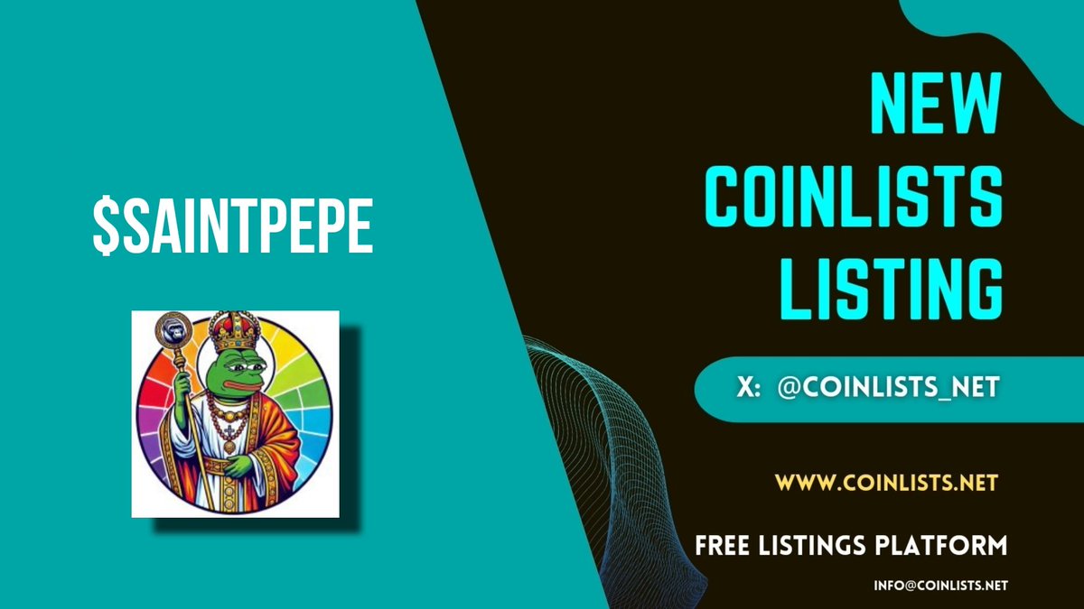 Coinlists_net's tweet image. #SAINTPEPE needs 500 votes to officially list on coinlists.net 🚀

Vote here: coinlists.net/coin/3278

@SaintPepeOnSOL

Get 100 #Votes for just adding your coinlists net token link to your website. #coinlists #memecoin #btc #bnb #solgems #cmc