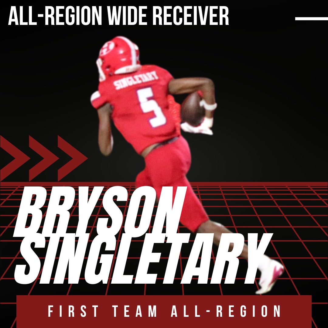 Hawkinsville Football (@hawkinsvillef) on Twitter photo Congratulations <a href="/BrysonSingleta1/">Bryson Singletary</a> for receiving 1st team all region honors at wide receiver. Bryson caught 26 balls for 416 yards to go along with 5 TDs. Congratulations <a href="/BrysonSingleta1/">Bryson Singletary</a> for receiving 1st team all region honors at wide receiver. Bryson caught 26 balls for 416 yards to go along with 5 TDs.
