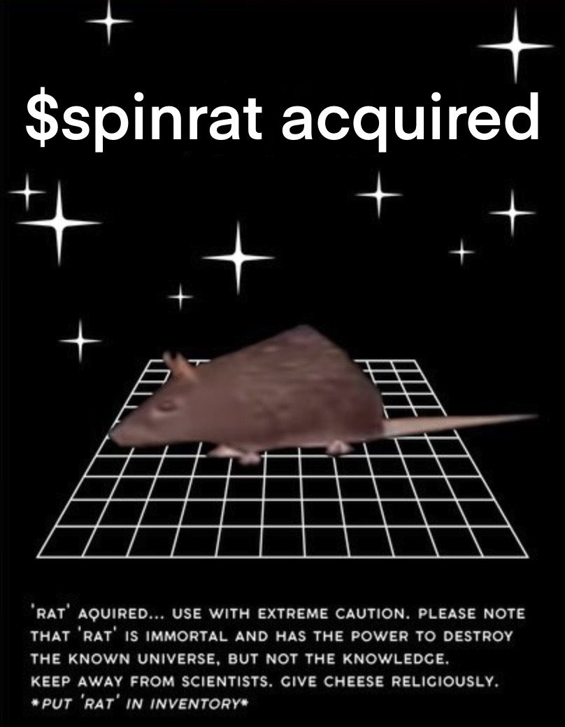 spinratspl's tweet photo. #SPINRAT ACQUIRED 

https://t.co/wNerUUmiJb

2qwfhv4uEfxoPzYwv9TbU2BMnxUQR8BaggfU8C8Hspwd https://t.co/tluYYLzq7w