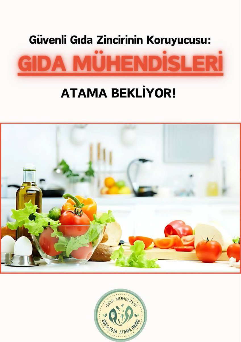 #Gıdaİçin4799Atama <a href="/TCTarim/">T.C. Tarım ve Orman Bakanlığı</a> <a href="/ibrahimyumakli/">İbrahim Yumaklı</a>