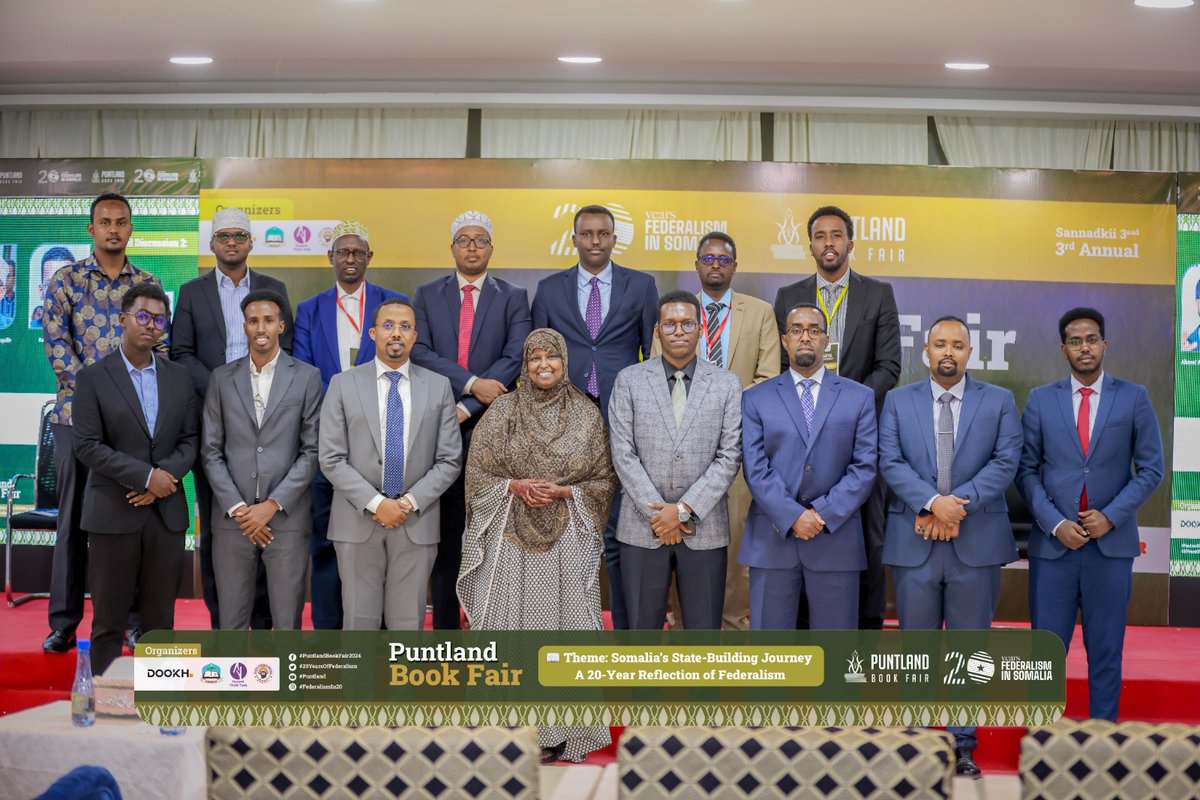 AadamBadiic's tweet photo. Pleased to participate in a panel discussion on Comparative Reflections: Lessons from Federal Systems and Navigating Somalia's Complex Transitions at @PuntlandBFair in Garowe, PL Somalia.
#hashtags
#federalismin20
#federalismat20
#PBF2024
#PuntlandBookfair2024 https://t.co/9GQJj1Tkkt