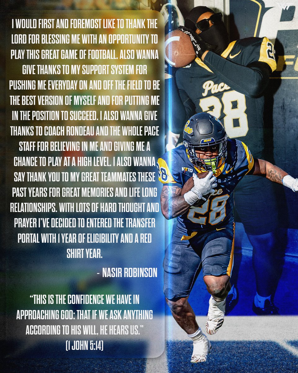 NasirRobinson15's tweet photo. I am officially in the transfer portal with 1 year of eligibility!!!

5’8 200 RB
2.5 year starter
Started 25+ games  
All Rookie team 
All conference Rb 
Led team in rush yards consecutive years 
1600 yards , 10 TDS 
Ready to make an impact instantly!! https://t.co/iPKm2I7i60
