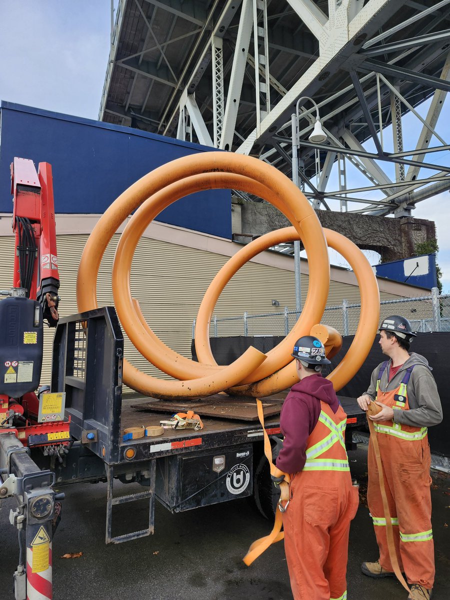 Van_Biennale's tweet photo. John Clement’s JASPER sculpture is on the move!
We wish to thank the @ListelVancouver owners & staff for their long-standing support of this #VanBiennale public art installation over these past many years.
If you have any ideas for a new home for JASPER, please get in touch. https://t.co/7eJ0sB1Umq