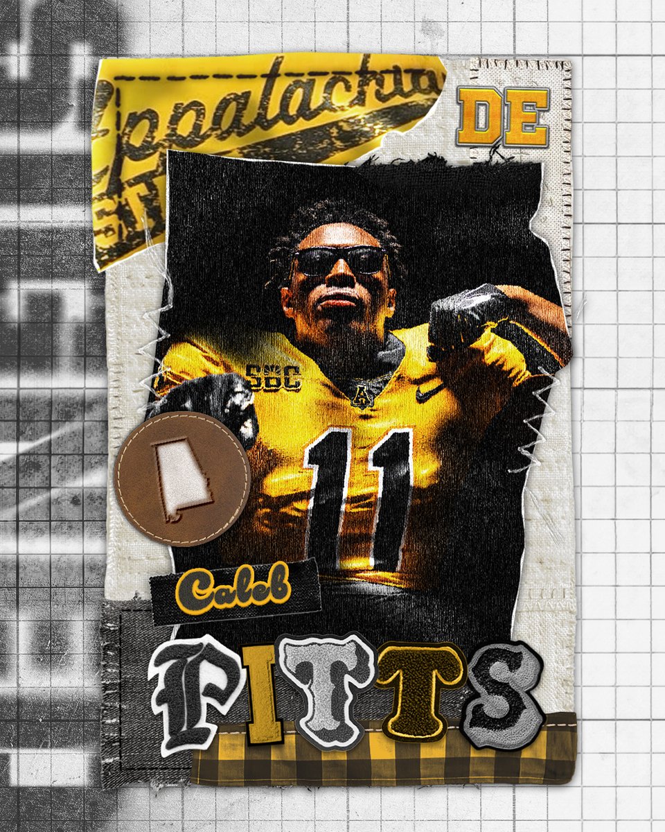 App State Football (@appstate_fb) on Twitter photo Welcome to the #AppFamily, <a href="/TheCalebPitts/">Caleb Pitts 3⭐️</a>!
Defensive end from Auburn, AL
#GoApp #RockBoyz25 Welcome to the #AppFamily, <a href="/TheCalebPitts/">Caleb Pitts 3⭐️</a>!
Defensive end from Auburn, AL
#GoApp #RockBoyz25