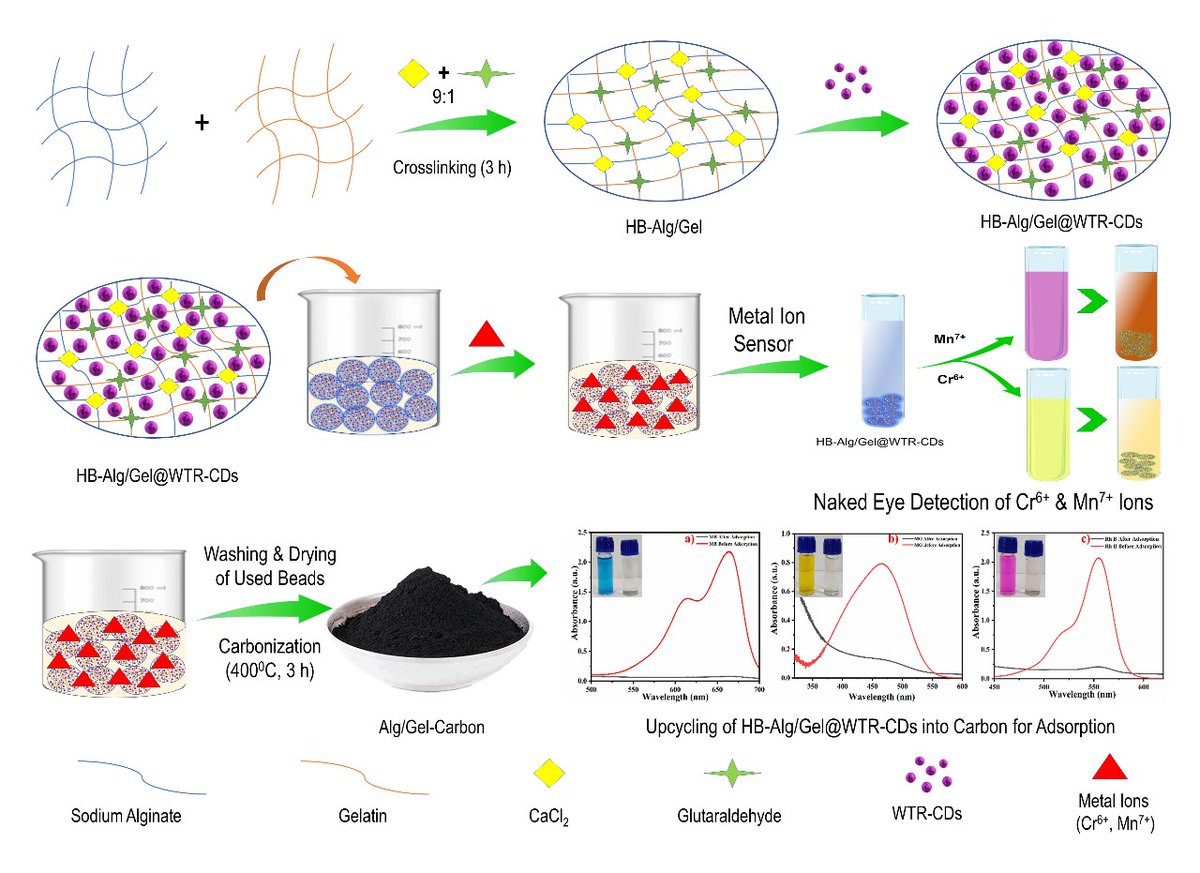 omkarnille60505's tweet photo. Excited to share our latest research in #RSCAnalyst Introducing Nanocarbon Eco-Hydrogel Kit for onsite detection of Cr⁶⁺&amp;Mn⁷⁺ ions &amp; dye cleanup♻️Thanks to Prof. G B Kolekar, collaborators &amp; FSRL team
#GreenScience #CircularEconomy #RSC https://t.co/gro5ANuVXS @anilanachem https://t.co/opTmcPuDVP